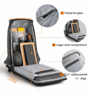 Kingsons 16L Ultra Lightweight Commuter Backpack - Image 4