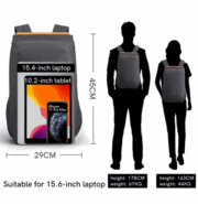 Kingsons 16L Ultra Lightweight Commuter Backpack - Image 5