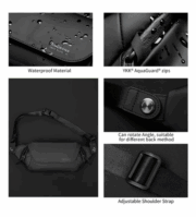 Kingsons Sling Bag Waterproof and Compact Hiking Tech Sling Bag - Image 6
