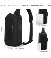 Kingsons Sling Bag Anti-theft Sling Bag - Image 4