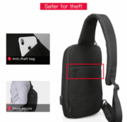 Kingsons Men's anti-theft waterproof crossbody bag (9.7 inches) - Image 2