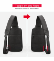 Kingsons Men's anti-theft waterproof crossbody bag (9.7 inches) - Image 3