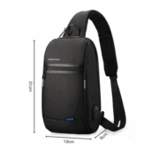 Kingsons Men's anti-theft waterproof crossbody bag (9.7 inches) - Image 9