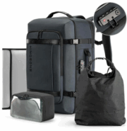 Kingsons 45L Large Capacity Travel Backpack Expand Size - Image 2