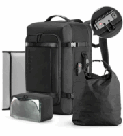 Kingsons 45L Large Capacity Travel Backpack Expand Size