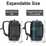 Kingsons 45L Large Capacity Travel Backpack Expand Size - Image 13