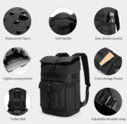 kingsons 25L urban roll top weekender backpack - Image 7