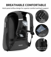 Kingsons Anti Theft Commuter Backpack (17.1'') - Image 5